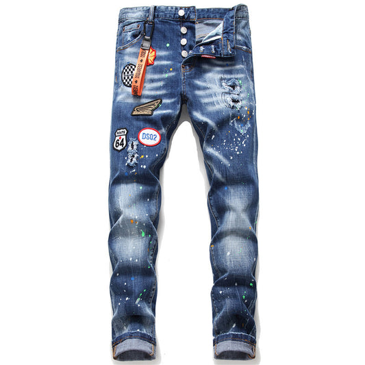 Men's High-End Hipster Jeans.