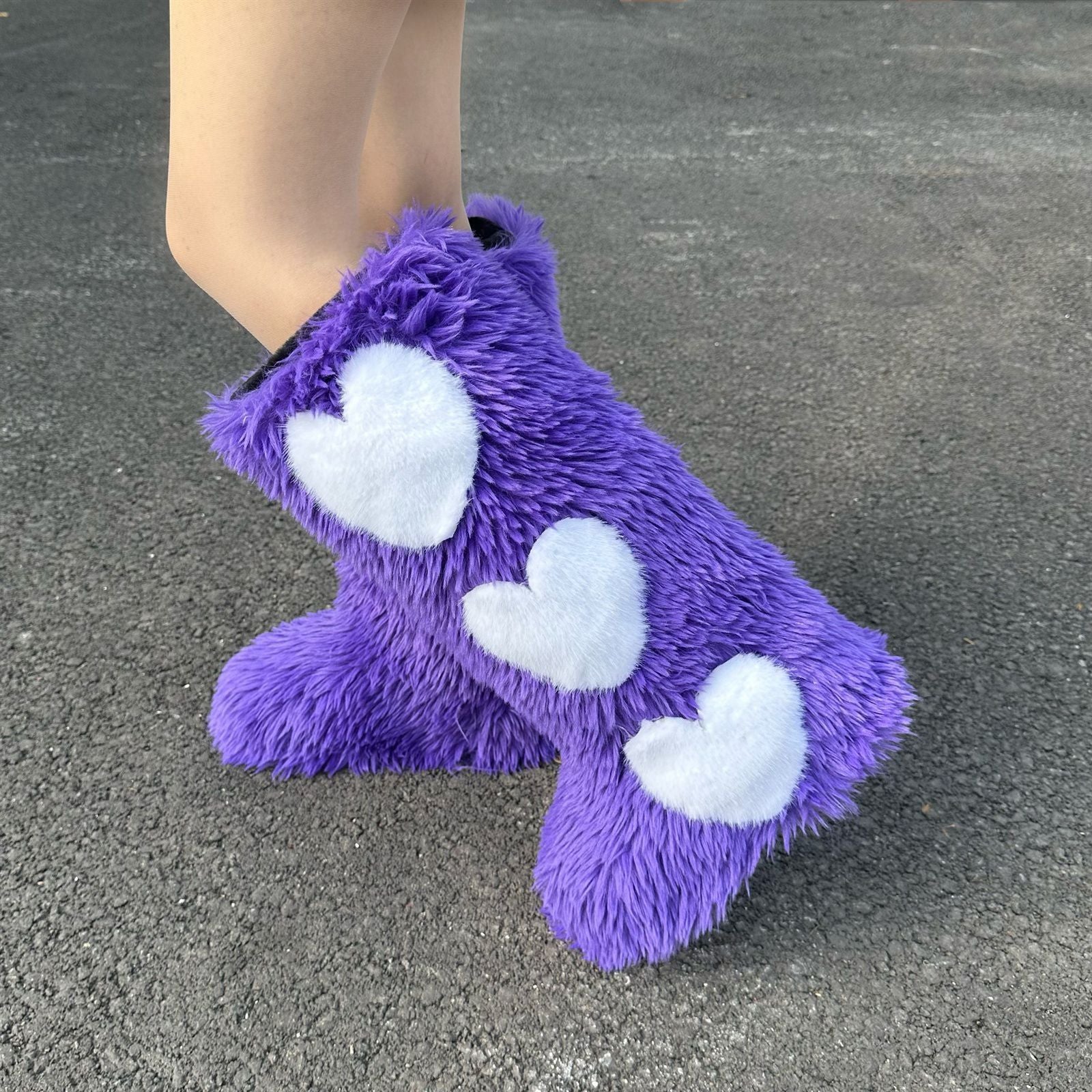 Women's Thick Fleece-Lined "Love Jones" Snow Boots.