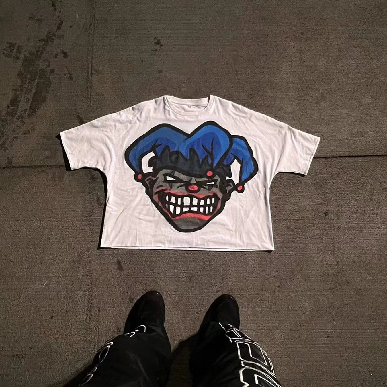 Men's Graphic Printed Cartoon Style T-Shirt.