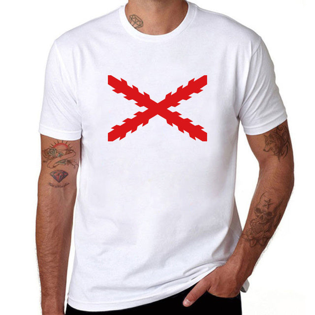 Men's Short-Sleeve National Flag T-Shirts.