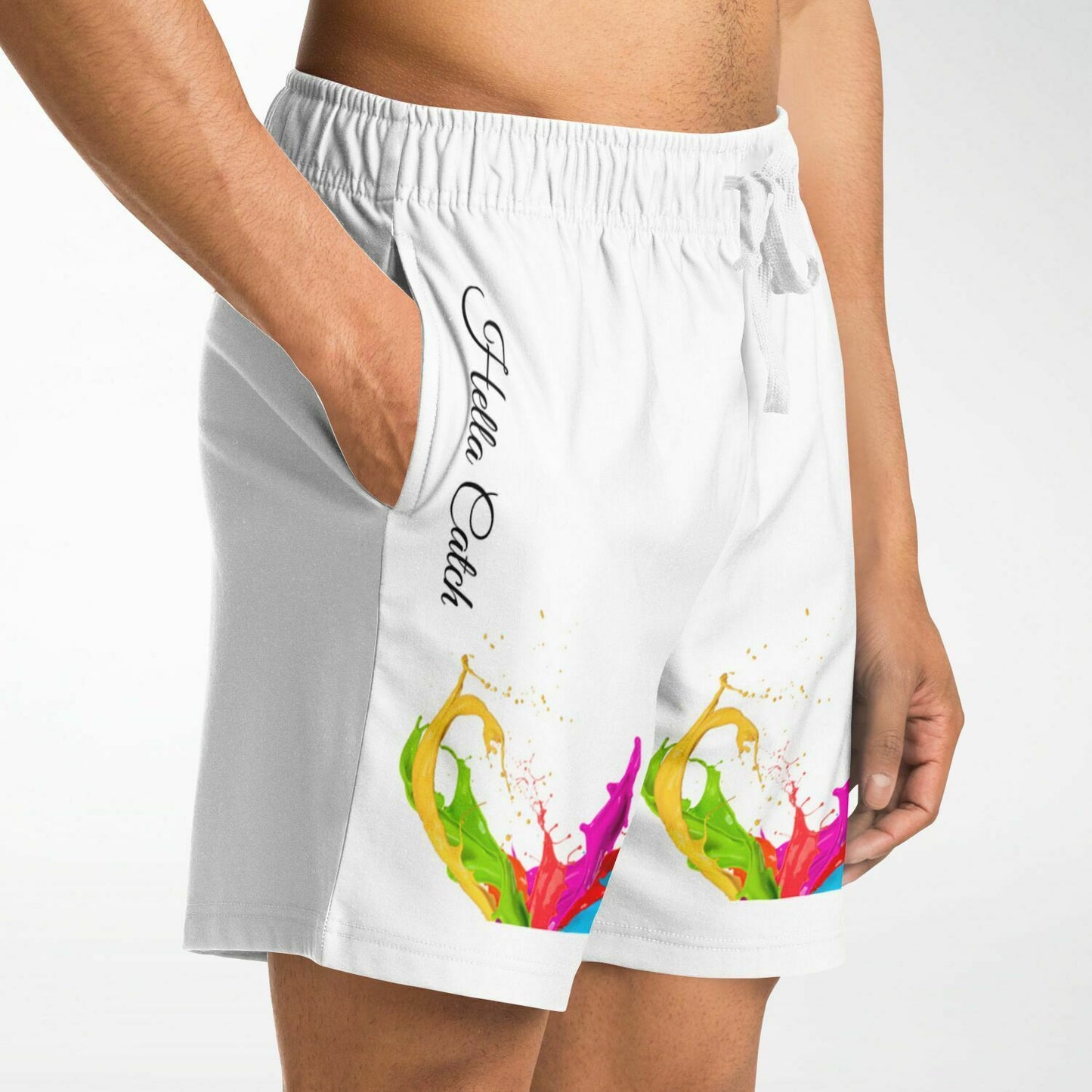 "Hella Catch" Men's Athletic Shorts