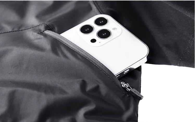 Men's Splicing High-End Short Sleeved Cotton T-Shirt.