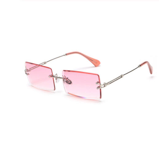 Rimless Rectangle Sunglasses.