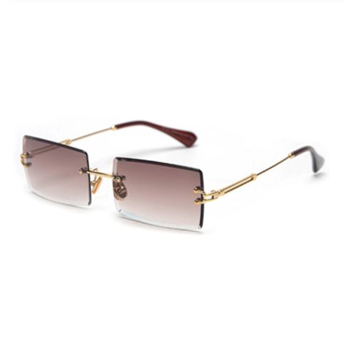 Rimless Rectangle Sunglasses.