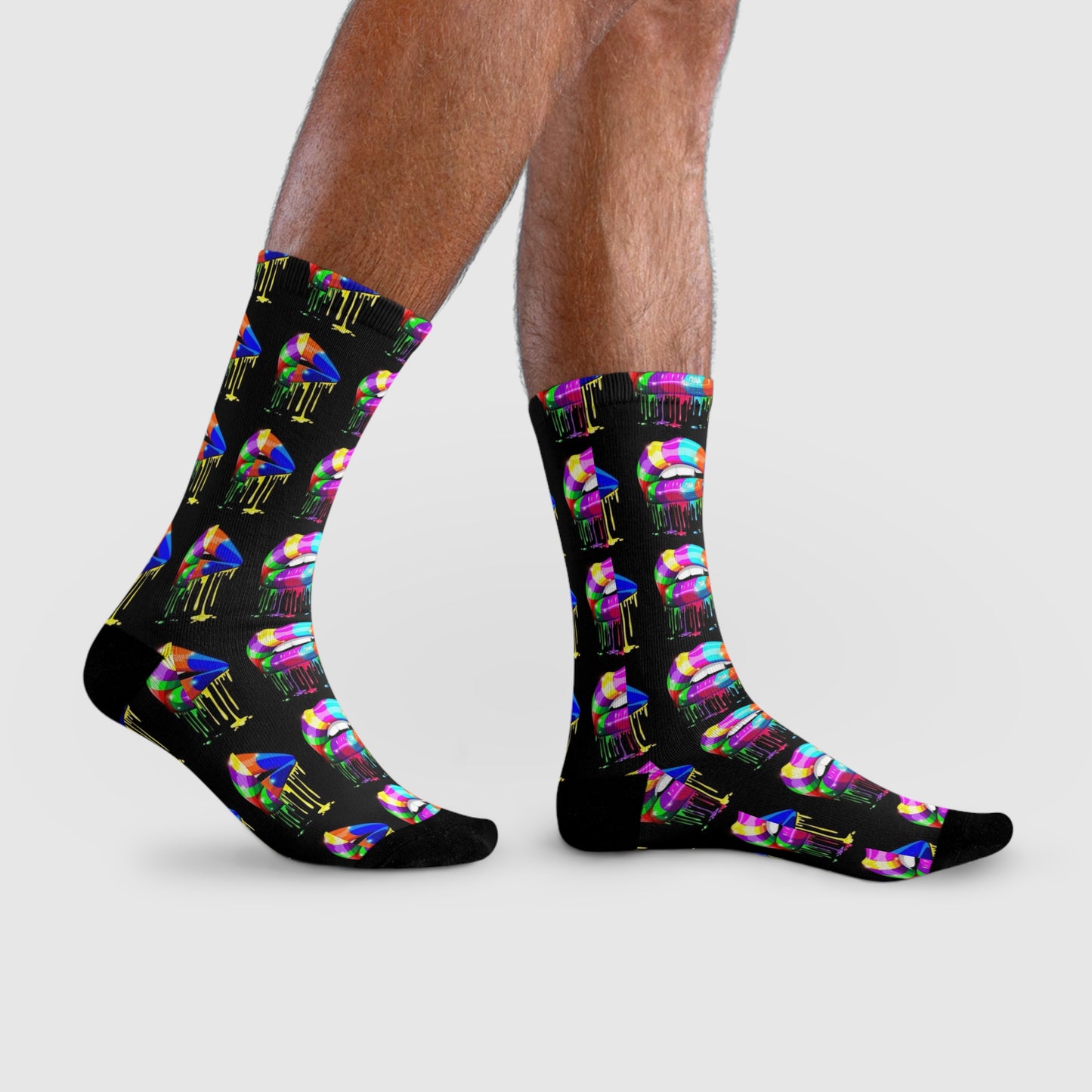 (Kissy) Sublimation Crew Socks (EU)