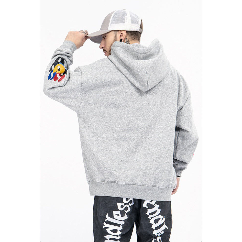 Men's Graffiti Splash Ink Hip-Hop Hoodie. (100% Cotton)