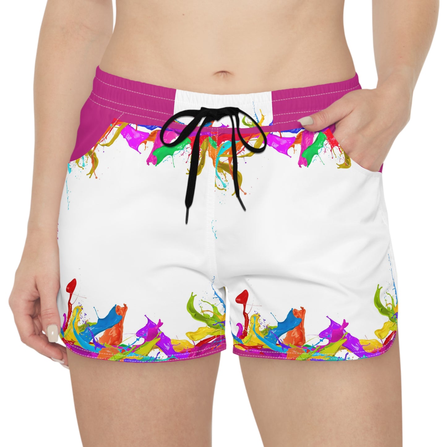 "Hella Catch" Women's Casual Shorts (AOP)