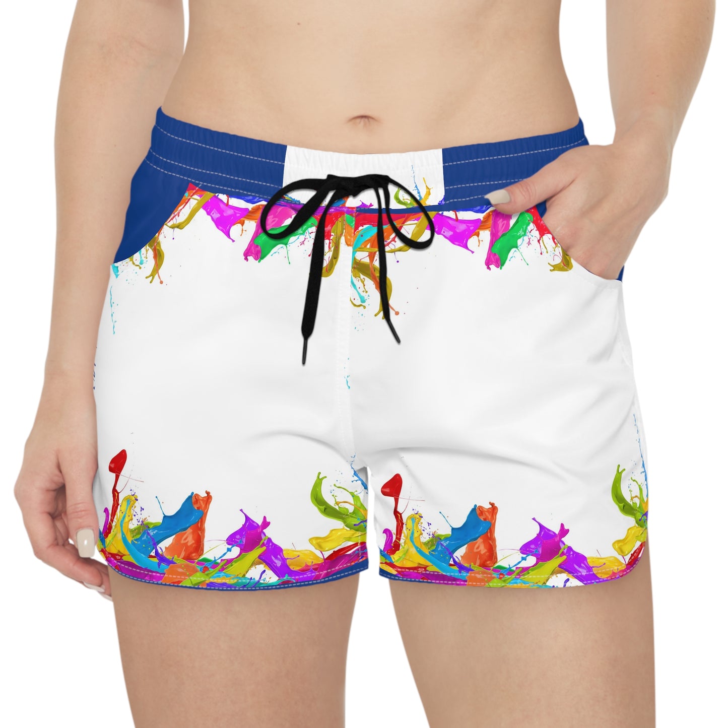 "Hella Catch" Women's Casual Shorts (AOP)