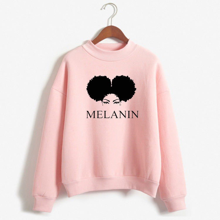 Women's Fashion Loose Pink Sweatshirt.