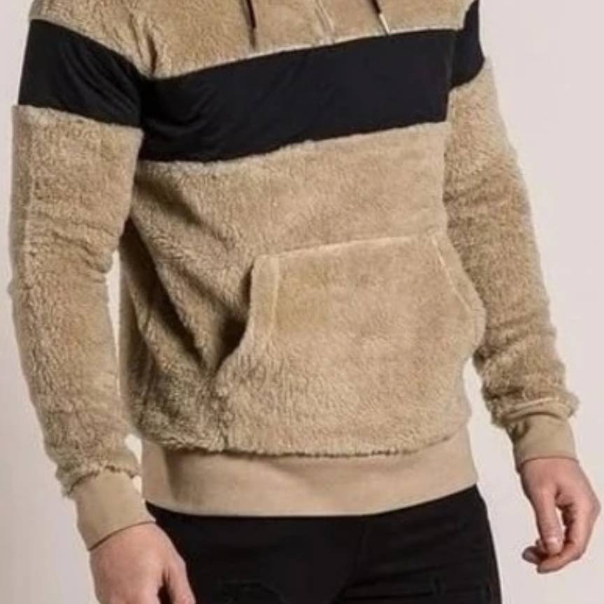 Men's Polyester Long Sleeve Hoodie.