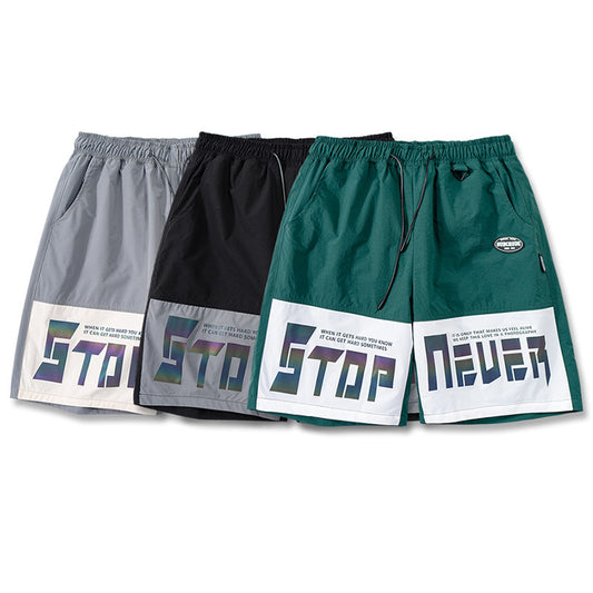 Men's Casual Hip-Hop Shorts.