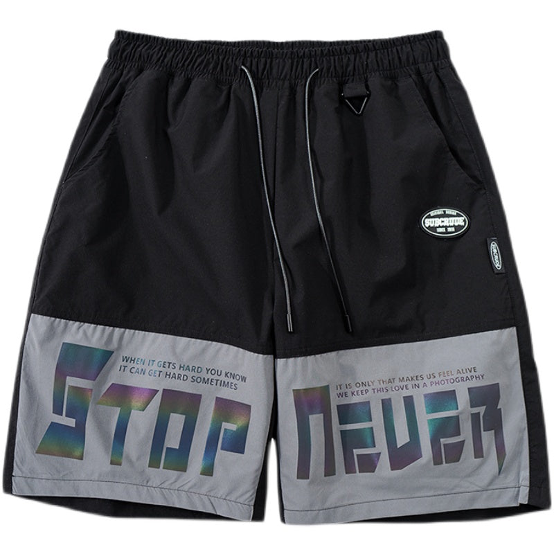 Men's Casual Hip-Hop Shorts.