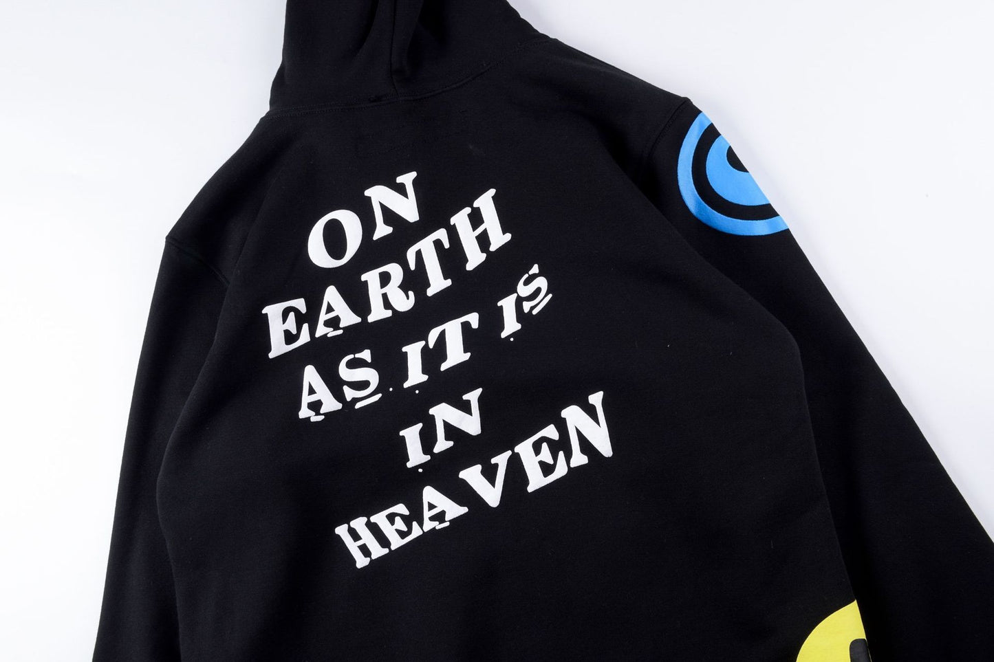 Unisex Three-Dimensional (God Lives Here) Cotton Hoodie.