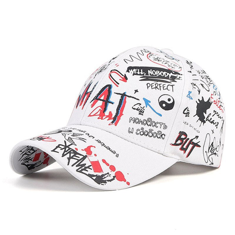 Unisex Hip-Hop Graffiti Baseball Cap.