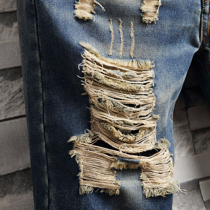 Men's Capris Jean Shorts.