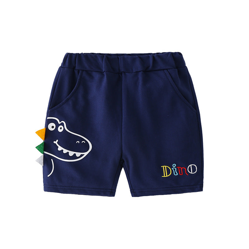 Boys Casual Dino Shorts.