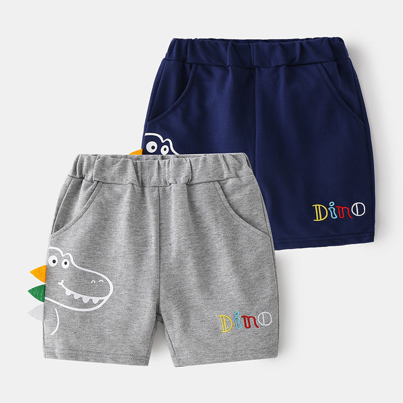 Boys Casual Dino Shorts.