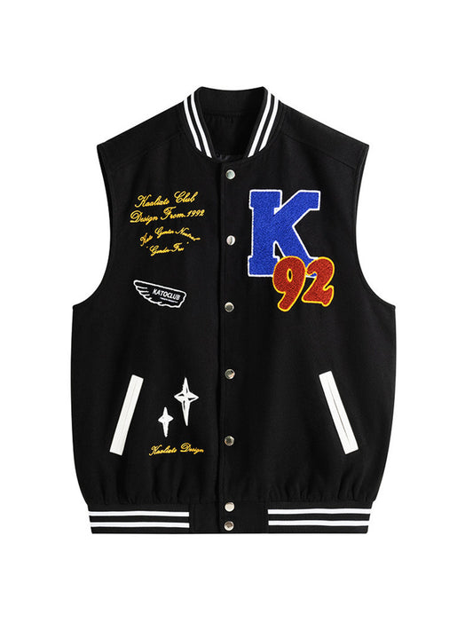 Men's Sleeveless Varsity Vest.