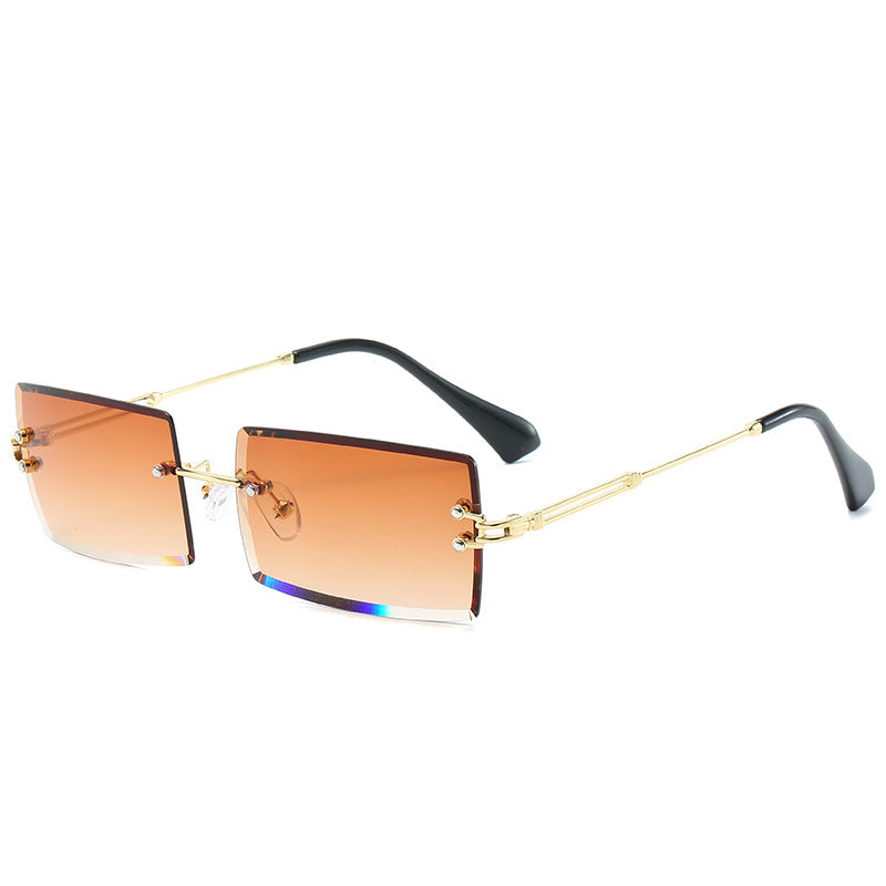 Rimless Rectangle Sunglasses.