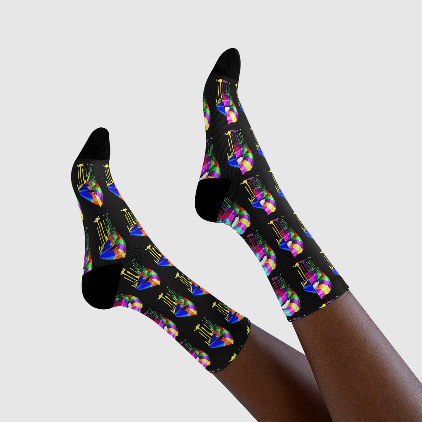 (Kissy) Sublimation Crew Socks (EU)