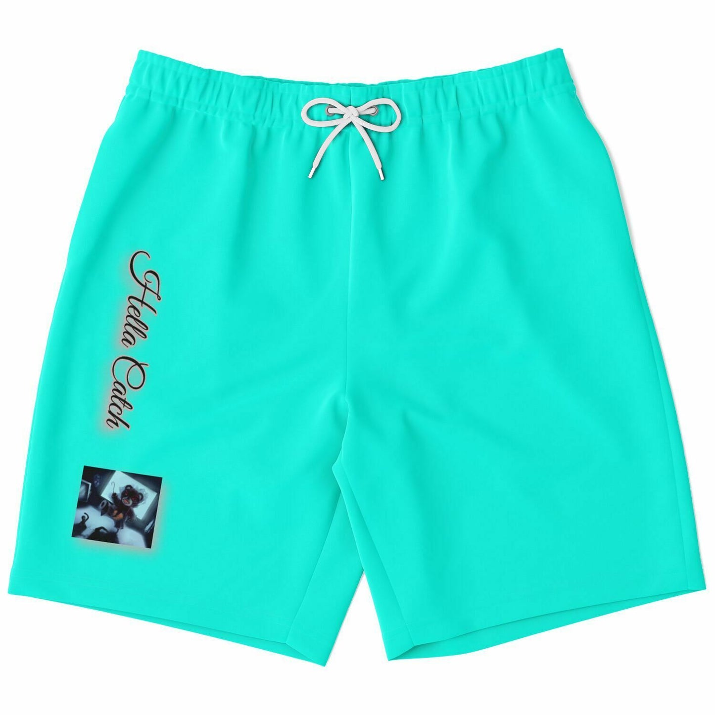 "Hella Catch" (Bad Bear) Athletic Long Shorts - AOP