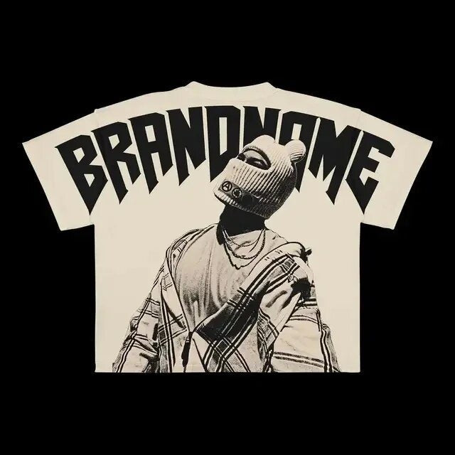 Men's Hip-Hop Gothic Graphic T-Shirts.