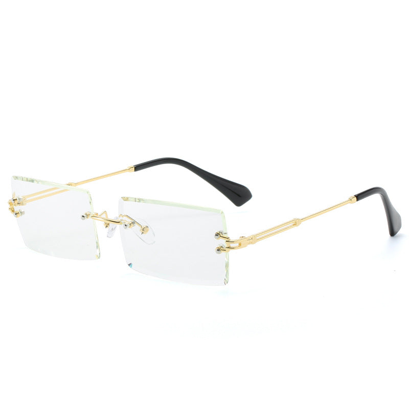 Rimless Rectangle Sunglasses.