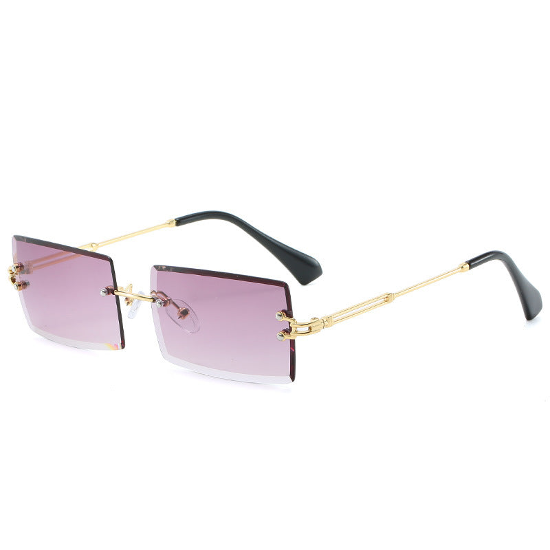 Rimless Rectangle Sunglasses.