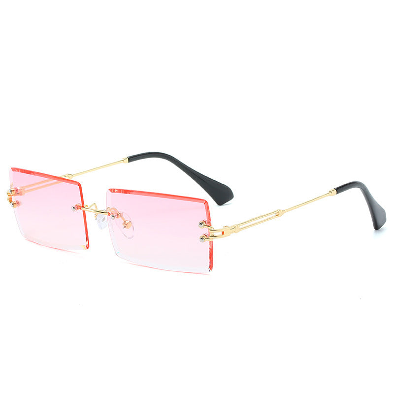 Rimless Rectangle Sunglasses.