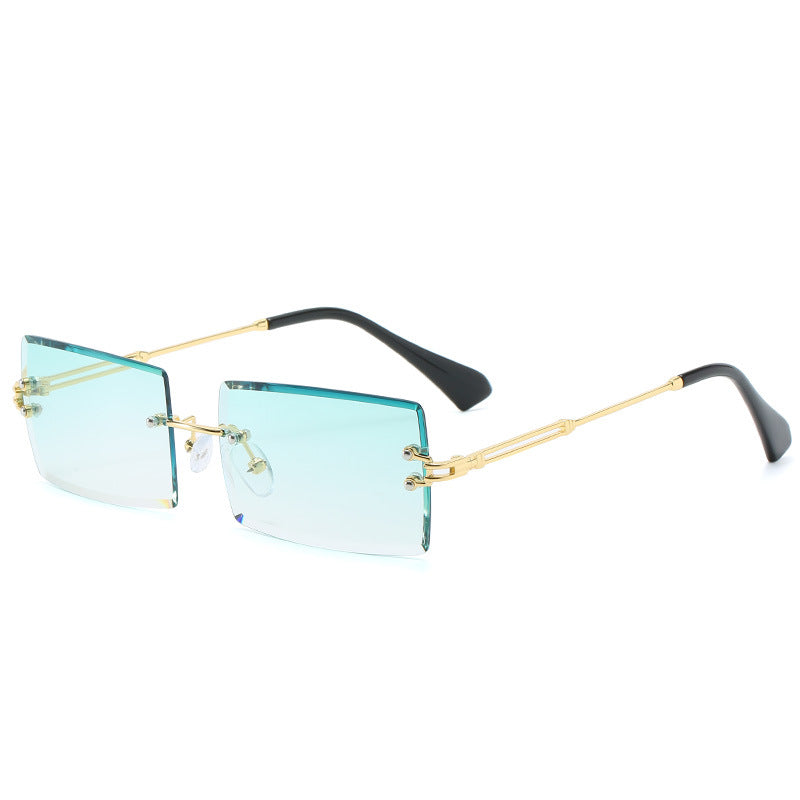 Rimless Rectangle Sunglasses.