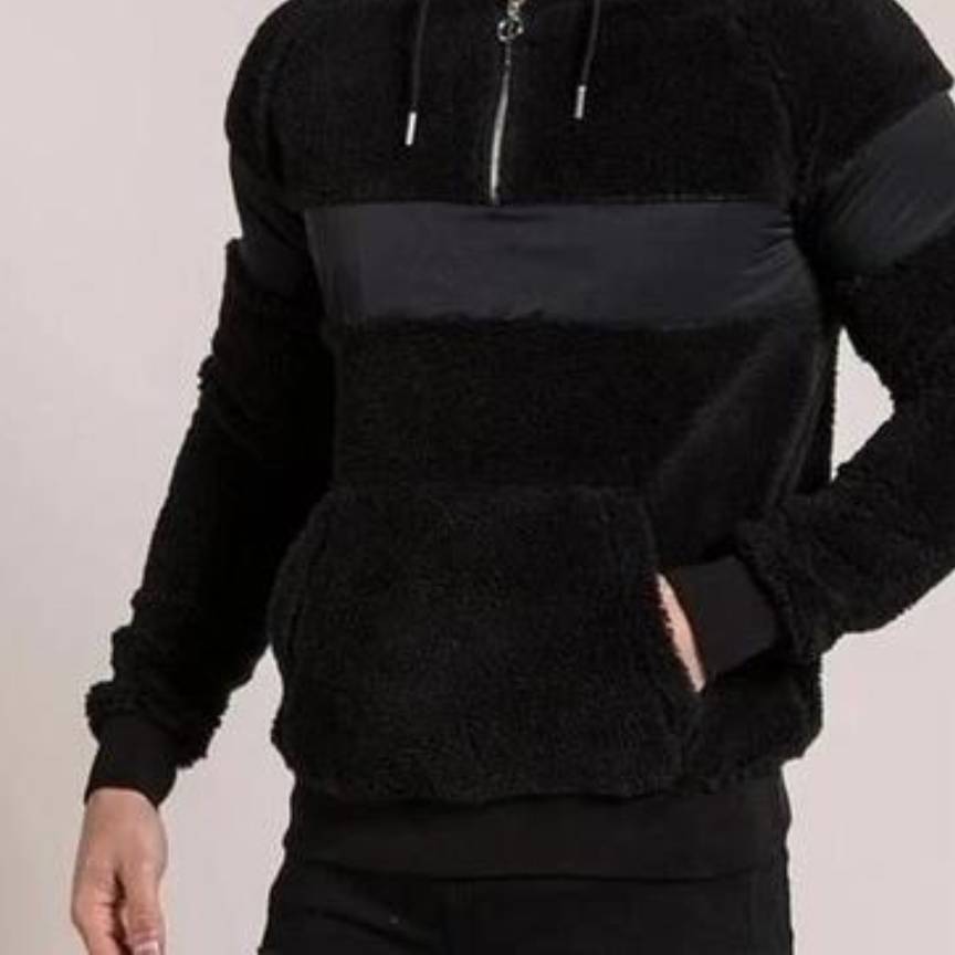 Men's Polyester Long Sleeve Hoodie.