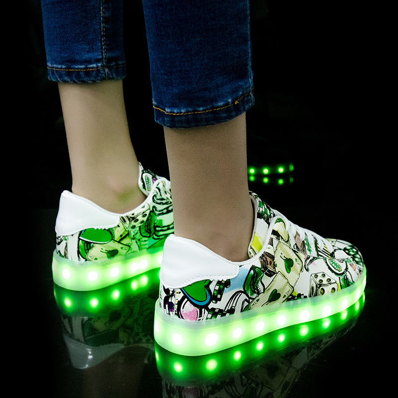 Women's Fluorescent Light Shoes.