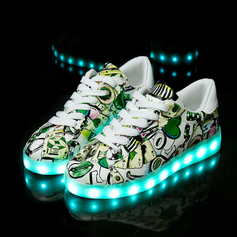 Women's Fluorescent Light Shoes.