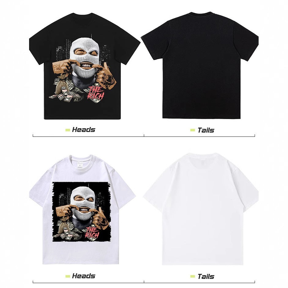 Men's Cotton Digital Printed Heist T-Shirt.