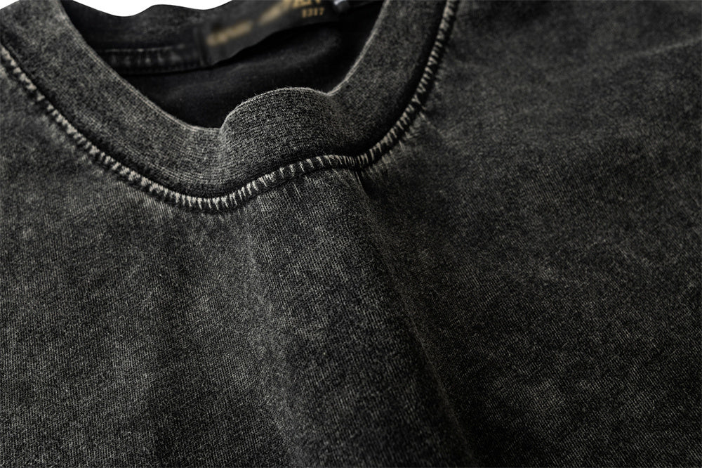 Men's Chalk Printed Short-Sleeved T-Shirt.