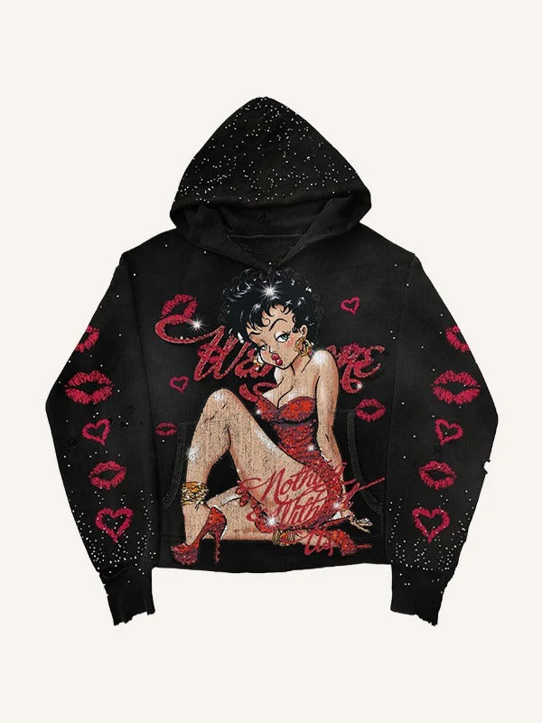 Women's Graphic Designed Hoodie.