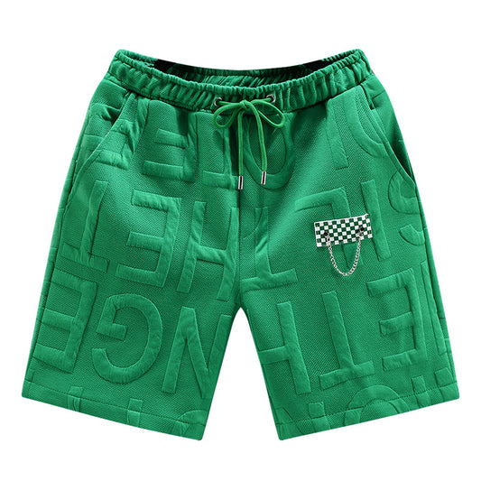 Men's Geometric Pattern Fashion Shorts. (Order One Size Up)