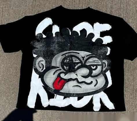 Men's Cotton Oversize Hip-Hop T-Shirts.