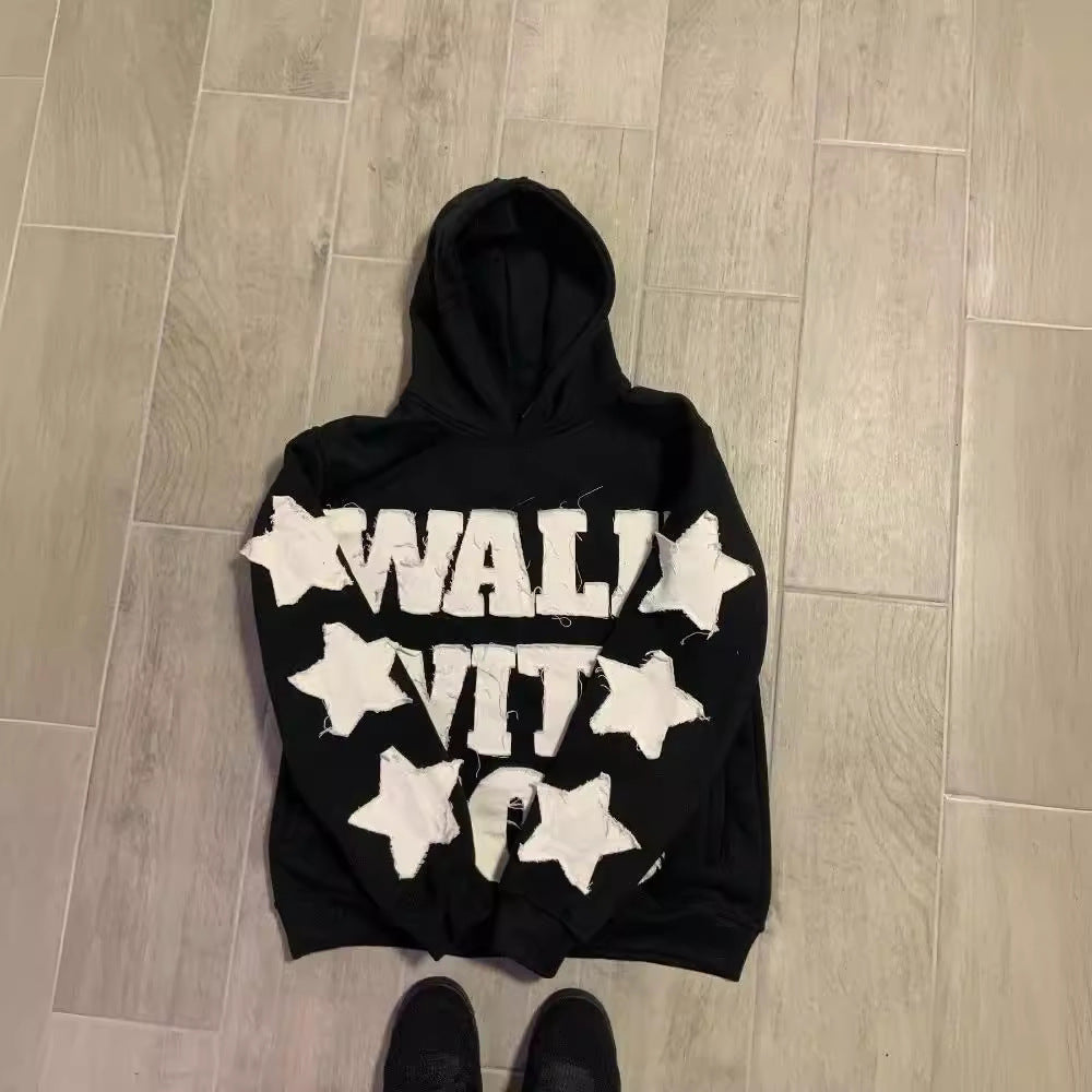 Unisex Hip-Hop Style "Walk With God" Hoodie.