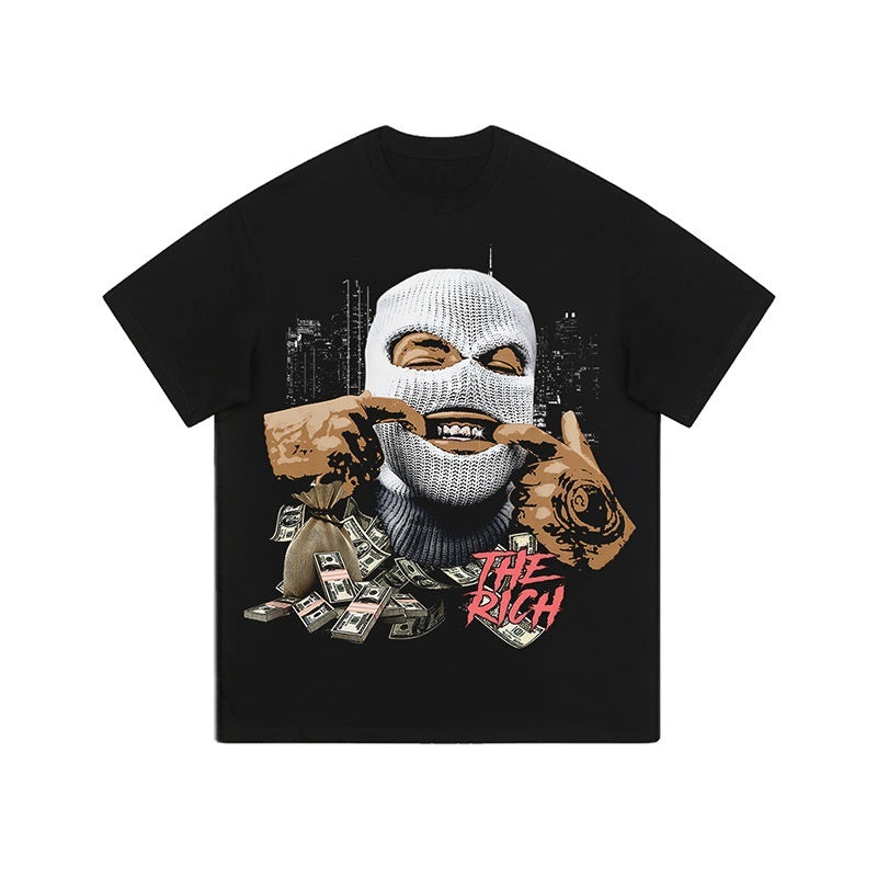 Men's Cotton Digital Printed Heist T-Shirt.