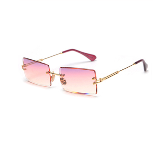 Rimless Rectangle Sunglasses.