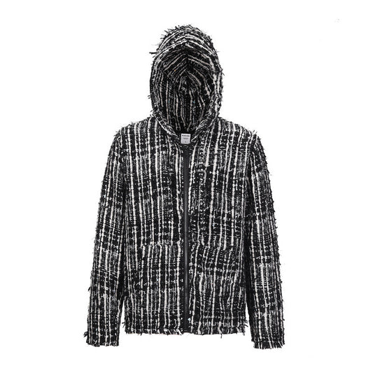 Men's Knitted Zip-Up Hoodie/Jacket.