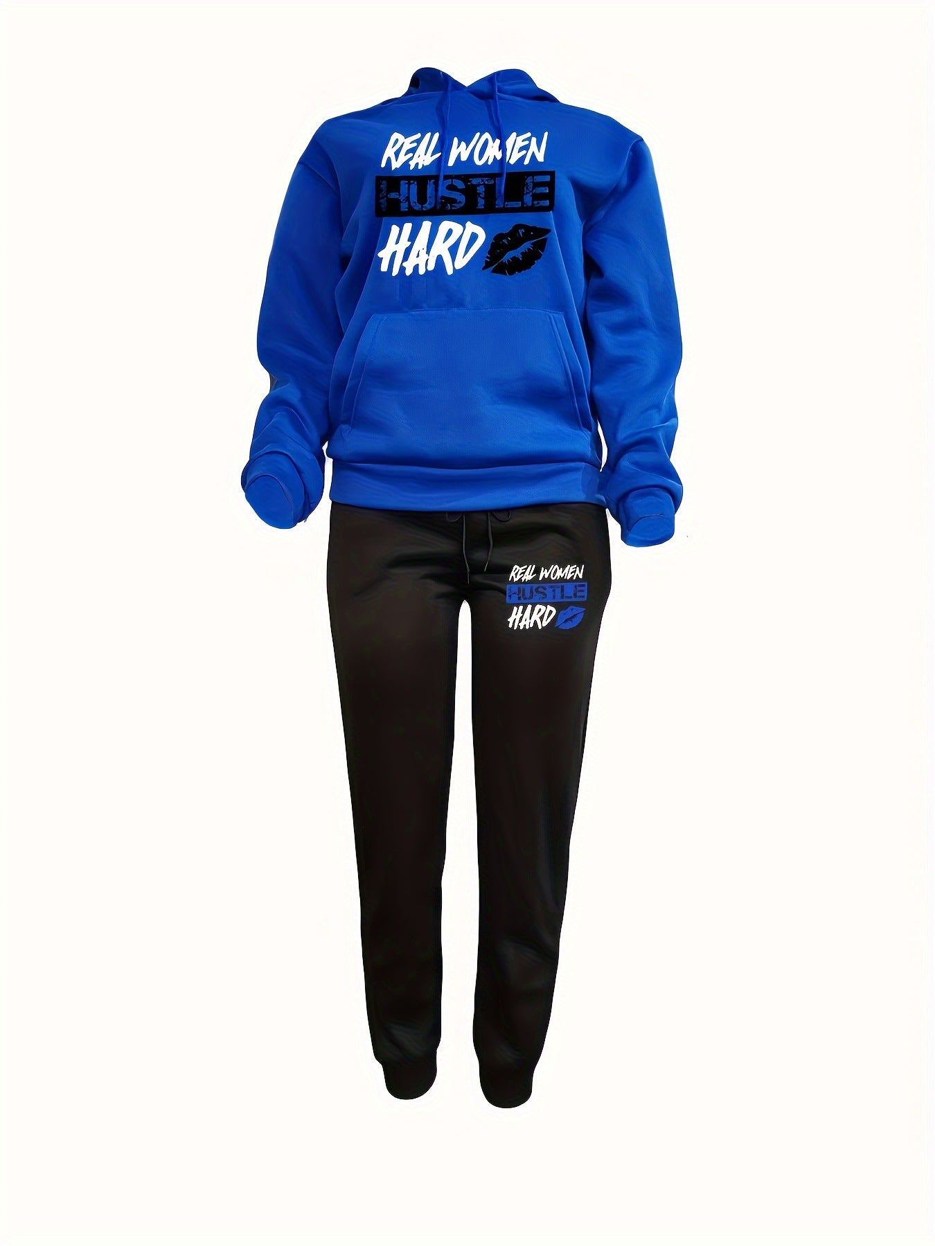 Women's Velvet Hoodie Sports Suit.