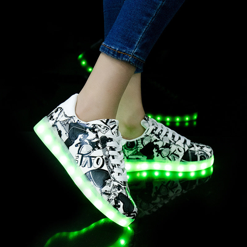 Women's Fluorescent Light Shoes.