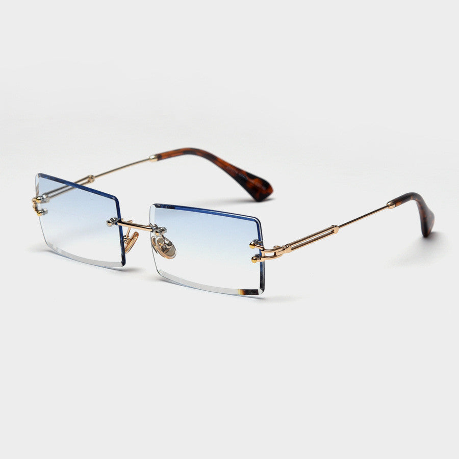 Rimless Rectangle Sunglasses.