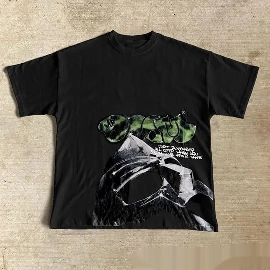 Men's Cotton Oversize Hip-Hop T-Shirts.