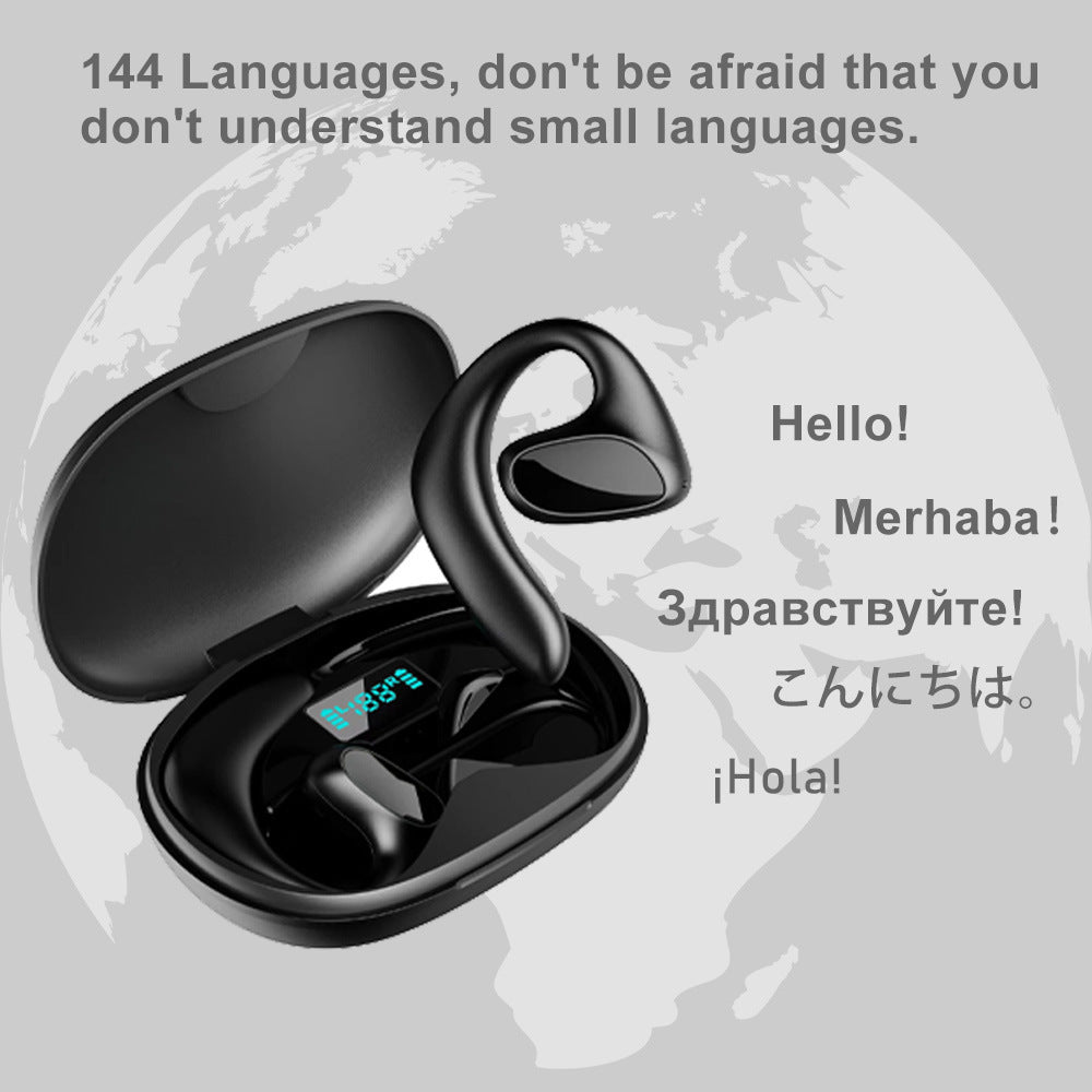 Bluetooth Two-Way Conversation Smart Translation Headphones.