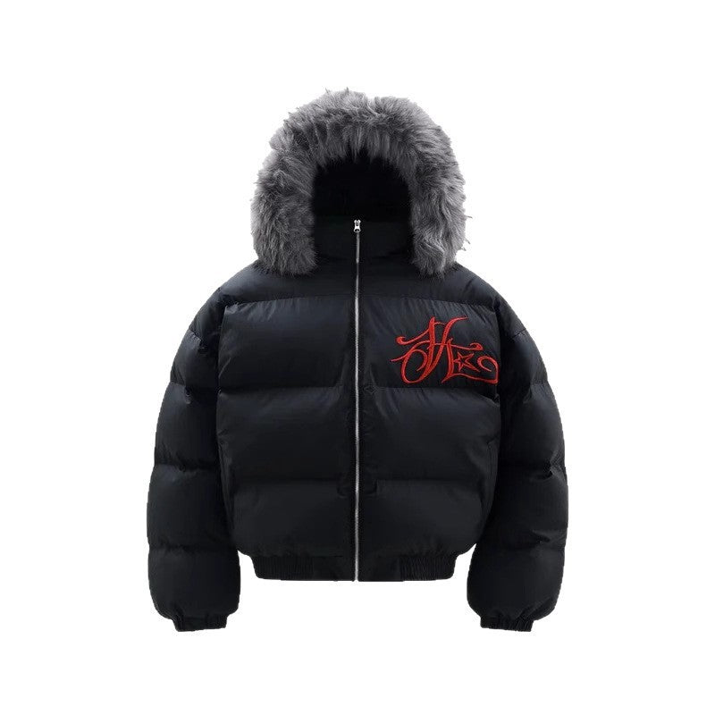 Men's American-Style Cotton-Padded Jacket.