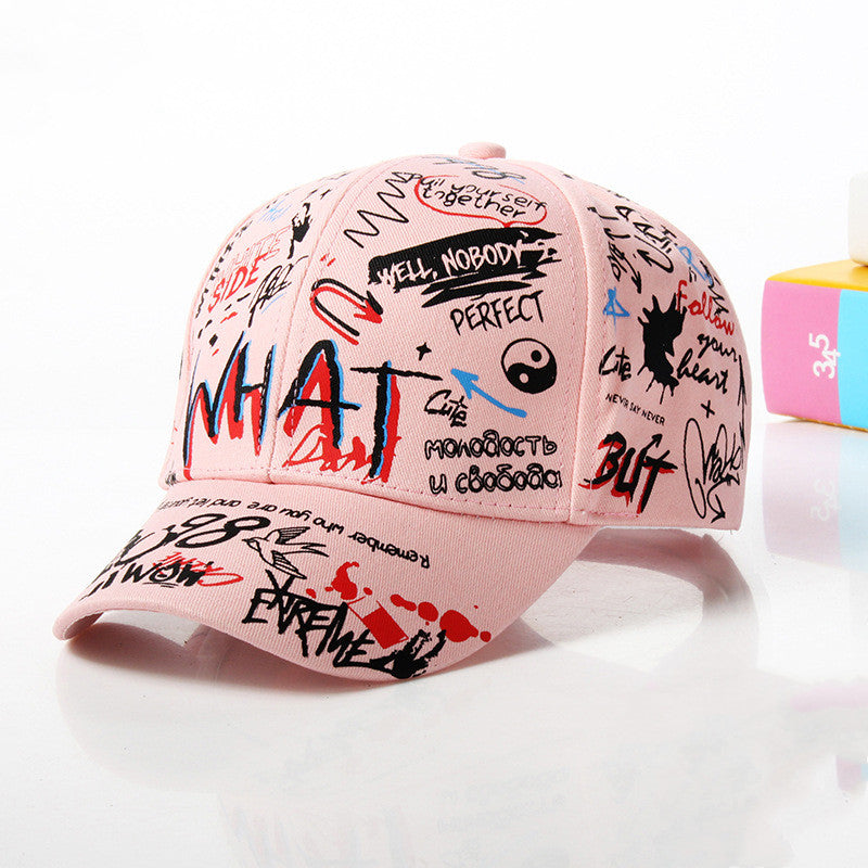 Unisex Hip-Hop Graffiti Baseball Cap.