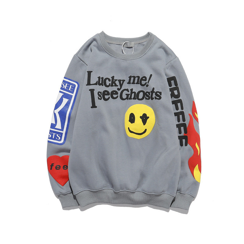 Unisex Hip-Hop Inspired Crewneck Sweatshirt.